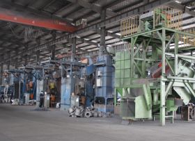 清理車間立式掛鉤拋丸機