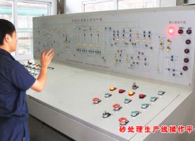 砂處理生產(chǎn)線操作平臺(tái)